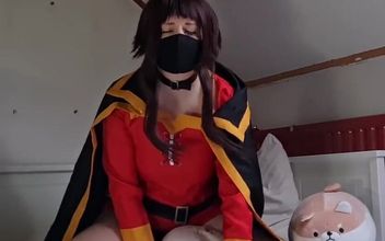 Megumin Goes for a Quickie Whilst Humping a Pillow