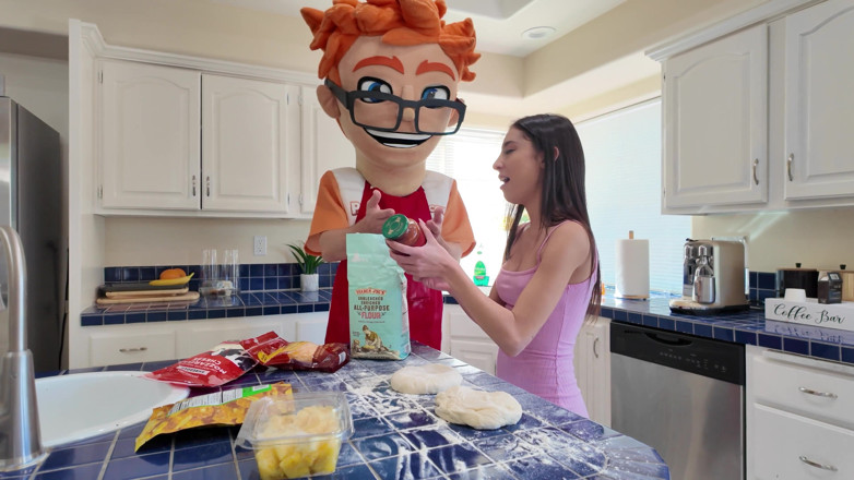 PornDudeCasting: Eva Generosi Taste Tests Porn Dude’s Sausage