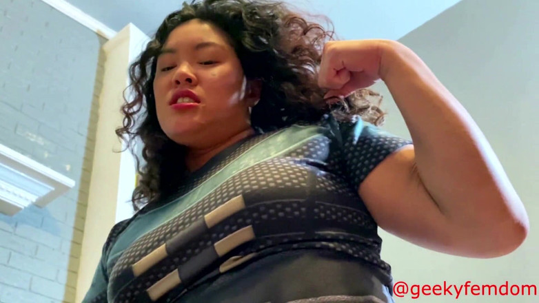 Geeky Femdom: Çift cosplay kötü göt iki parter