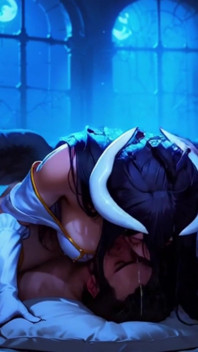 Ai Anime：一个美丽性感的恶魔女孩操我的