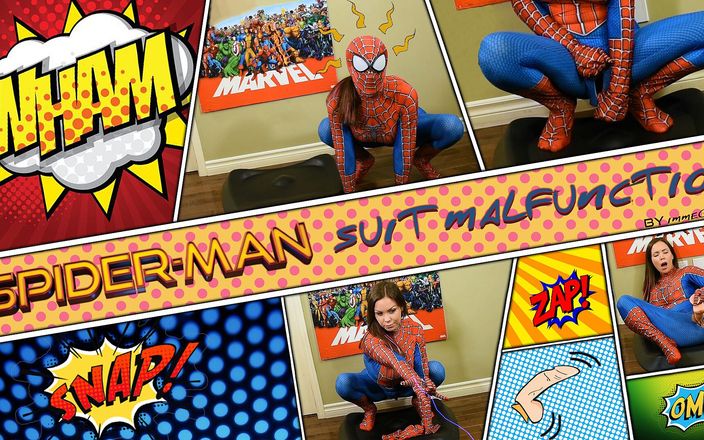 ImMeganLive: स्पाइडर-मैन सूट में खराबी - immeganlive