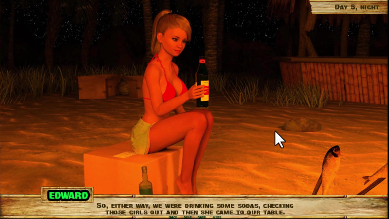 Johannes Gaming: Lewd Island # 5 - opravdu miluje sání ptáka, jako by byla profesionálka