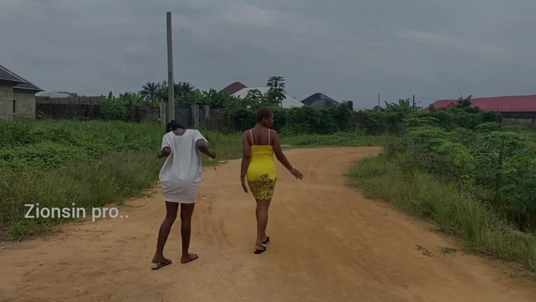 Zion: Naughty African Teen Showcasing Their Asses in Broad Daylight