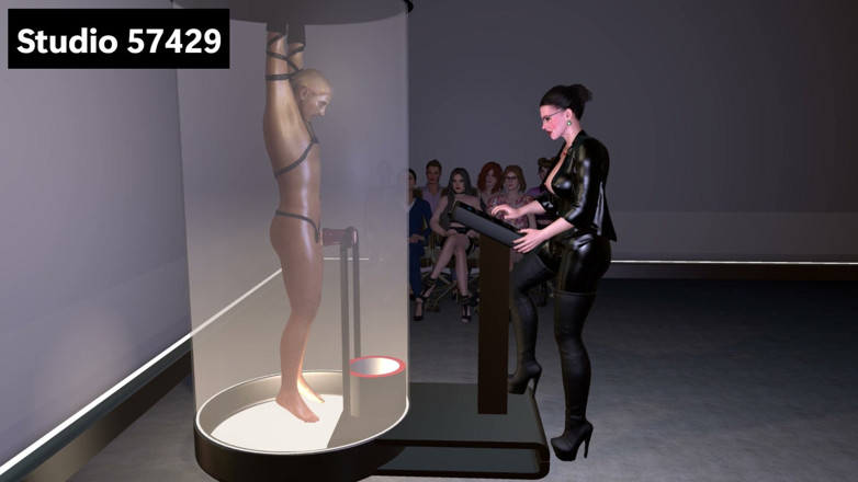 Studio 57429: Milked for Female Audience, Cock Milking Machine Demonstration