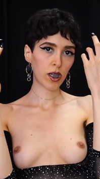 Small Tits and Long Nails Worship