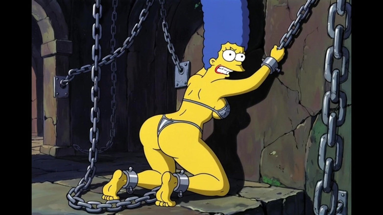 Octopussy Lovers Club: Děvka v řetězech si vezme jeho sperma. erotická fantazie. Kreslená parodie...