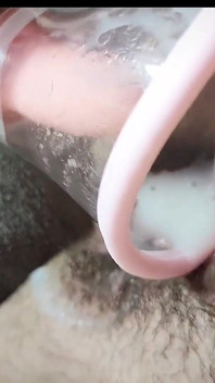 Morning Handjob with My Cute Sex Toy
