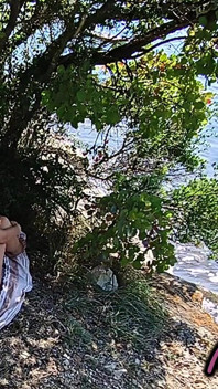 Flashing My Cock in Front of Stepdaughter on a Public Beach and She Helps Me Cum in Front of Everyone