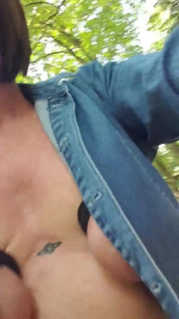 Nude in a Public Place with Squirt