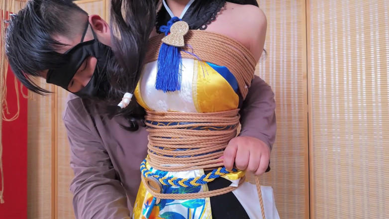 Aisan girl bondage: Xr18- Cosplay Bondage
