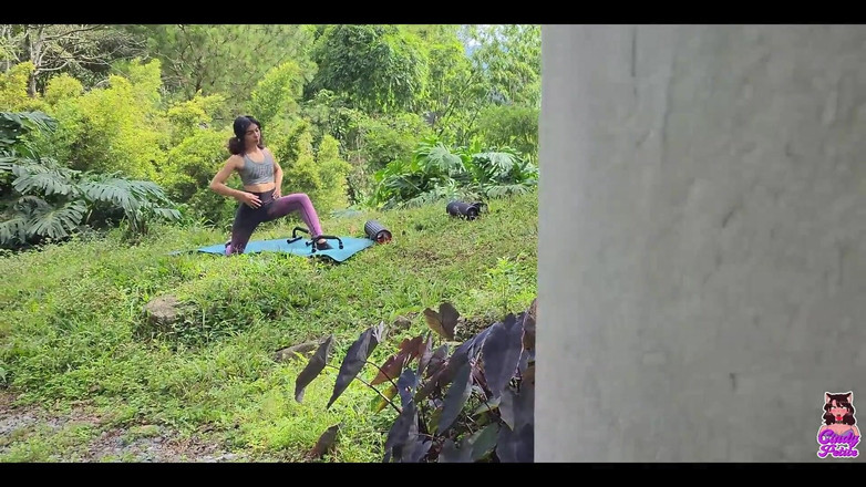 Cindy Luna Petite: A Guy Who Was Walking Through the Farm Sees Me...