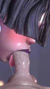 (zázrak Soupeři) Psylocke nedbalé kouření 3D animace