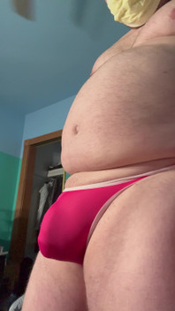 Small Cock Pink Thong