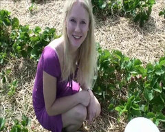 Blondehexe: Fucking After Picking Up Strawberries