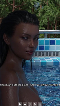 Mi dormitorio 144 - la fiesta de la piscina en topless (cumpleaños) parte 11 - Betty masturbándose viendo sexo a Mark y Alexia en el jacuzzi