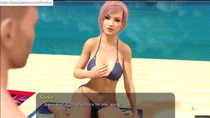 Johannes Gaming: Summer with Mia, I have fingered her on the beach