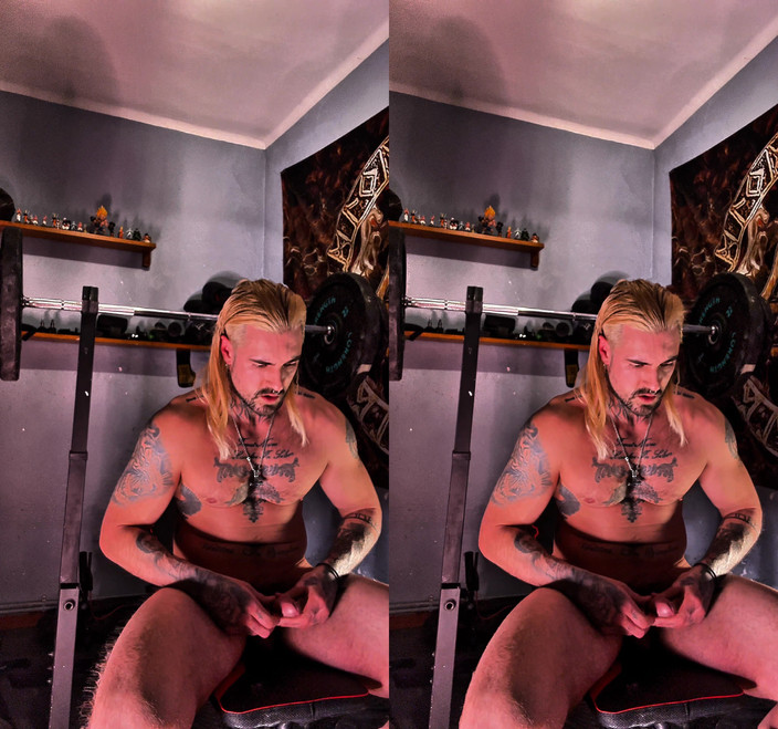 JackSpanish: Tattooed Muscle Solo - Erotic VR Training &amp; Stroking (4k Sbs)