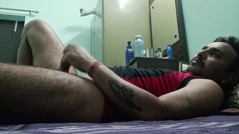 Rajasthani-old-lover: Indian desi police officer uncle gets rest and masterbation