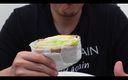 UnderXiaoQiang: Guten morgen, Asmr, sperma essen sandwich