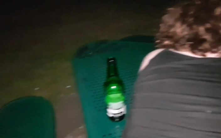 Real homemade BBW BBC porn: BBC Outdoor anal klapsy mój tyłek pasem