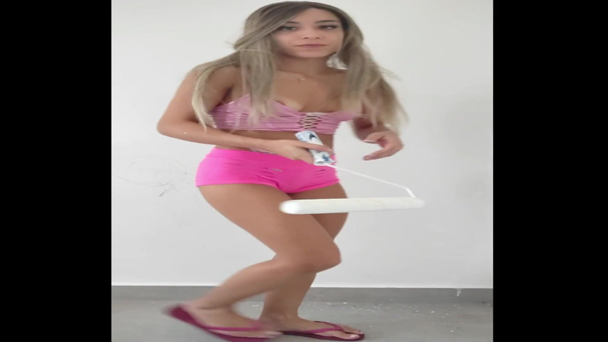 Hot Blonde Exhibitionist (Priscila Belini)