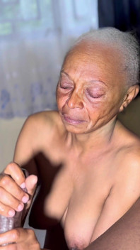 Nasty Granny Needed My Cum as Her Facial Serum