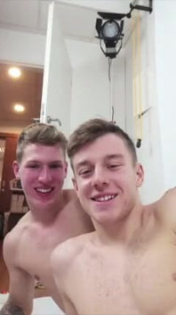 Sexy schwuler, roh von seinem heterosexuellen jungen gefickt 7