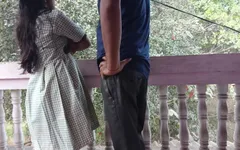 Desi Girl Came Back From College and Sat on the Swing and Banged Her Buff