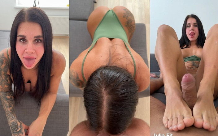 Julia Fit: Sexy latina velký zadek jde cowgirl, je ošukaná zezadu, dělá...