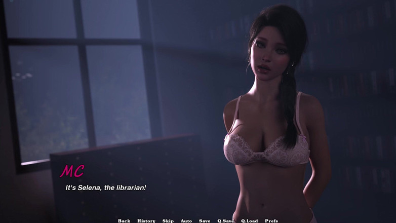 3D Cartoon Porn: Faculté de droit 3 - Mc se rend à Selena et à la bibliothèque...