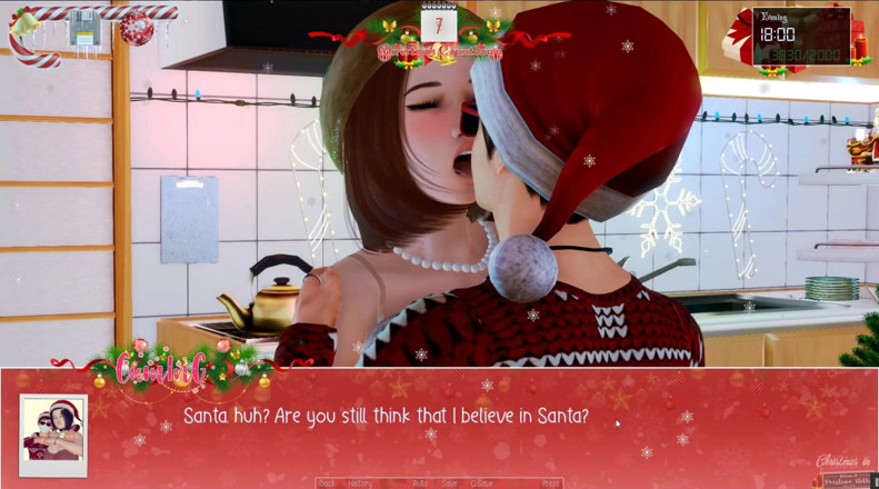 Cumming Gaming: Unlimited Christmas [Xmas hentai pornplay] ep.12 breastfeeding from nanny's huge milking...