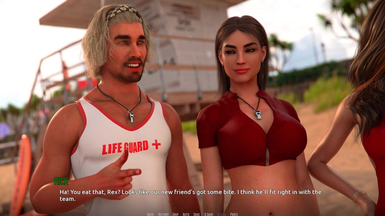 3D Cartoon Porn: Domino Beach 2: A Fatídica Caminhada Noturna de Jhon com Emily