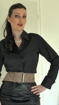 Brede strakke riemen deel 78 Lady Victoria Valente