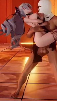 [MMD] Tarian Arogan Abracadabra Anal Seks Rantai Susu Tamparan Tarian Sutra Hitam