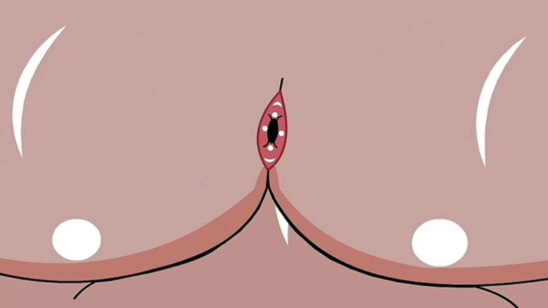 Animate golden: Une rousse se fait casser le cul (animation)