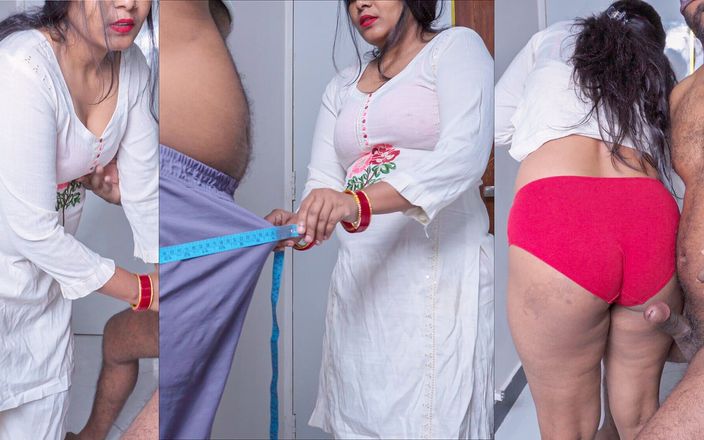 pinki_cute: Hermosa Lady Tailor fue dolorosa follada por su cliente en...