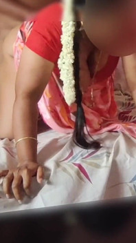 Hot Bhabhi Sreejaa in Saree Hard Doggystyle Creampie Fucked and Big Tits Sucked Hard