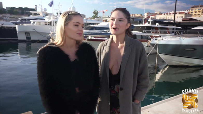 Porno Baguette: Jade and Francesca, Two Gorgeous Girls, Share a Big Cock