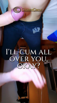 Caught After Cumshot on My Cute Tits