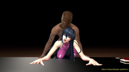 Misterj 3d Studio: Asagi en posición de perrito con extraño