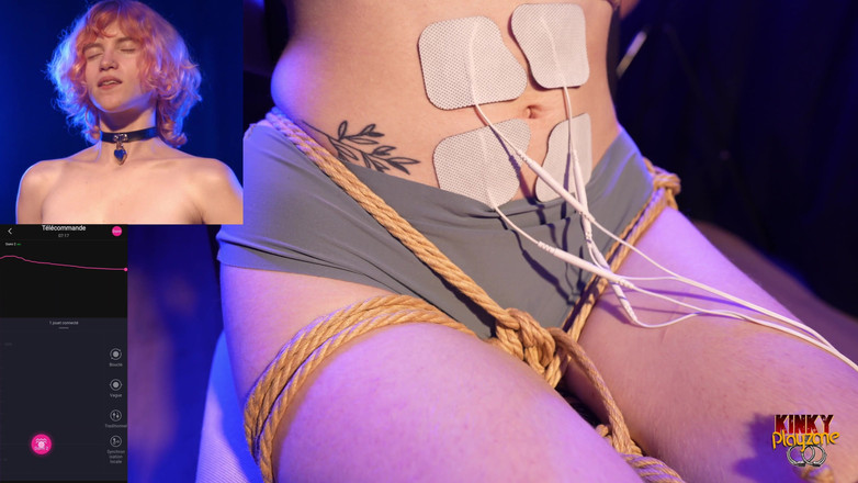 KinkyPlayzone: Lou's First Electro-play and Vibrator Experience - 4K