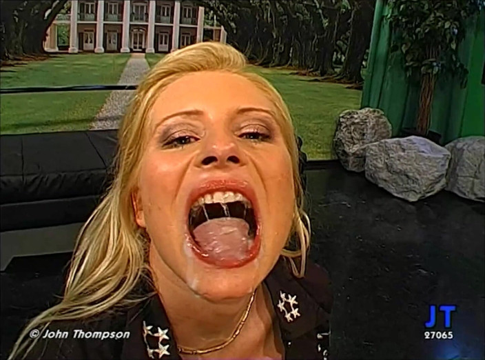 DEUTSCHLAN PORNO XXX: Busty Blonde Gangbanged Hard and Drenched in Bukkake Cum