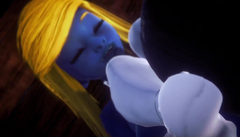 Wraith ward: Gargamel Smurfing Smurfette: пародия на smurf