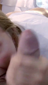 Hot German blonde takes a ride on huge dick