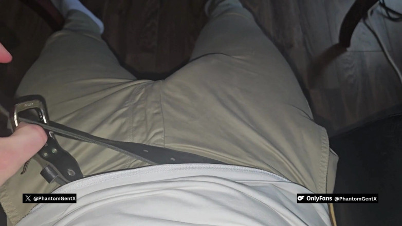 PhantomGentX: เยอรมัน Dirtytalk! เจ้านายในโฮมออฟฟิศเงี่ยนและลูบควยใหญ่ของเขา
