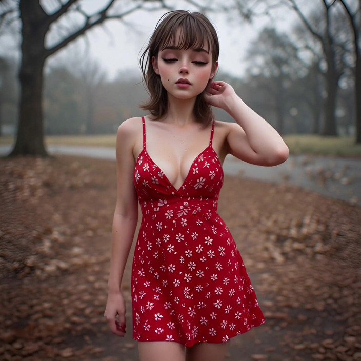 DazeminaX: Izaline Part1 - Horney em um Parque Rainy - Dazeminax (ai)