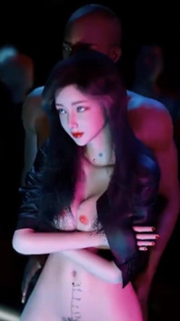 Ragazza bella e cazzo nero al club di notte - Hentai 3D Senza censure v286
