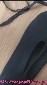 Le mie ballerine consumate in casa