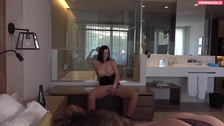 Emma Gold: Fucking first threesome with my stepbrother
