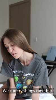 Moje nevlastní sestra se dívala a přišla za mnou, abych to zkusila! Neřekla jsem ne